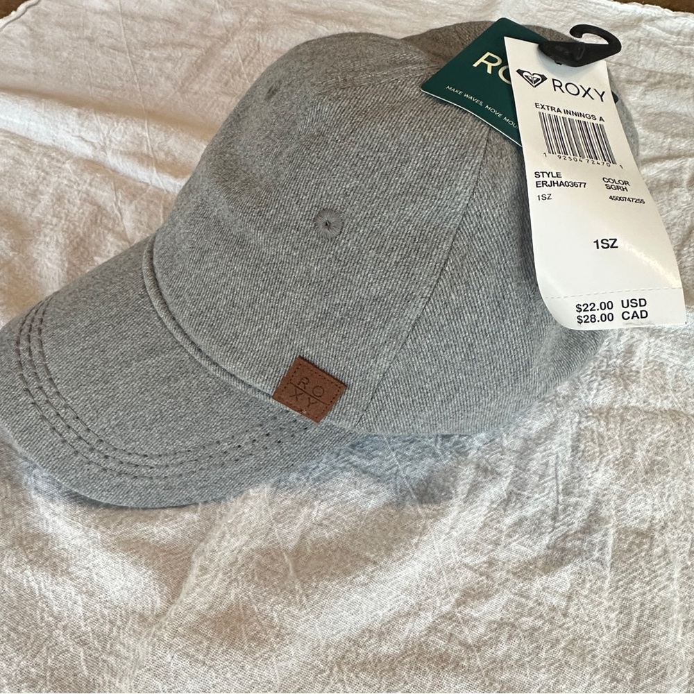 Roxy Extra Innings Hat Gray NWT
